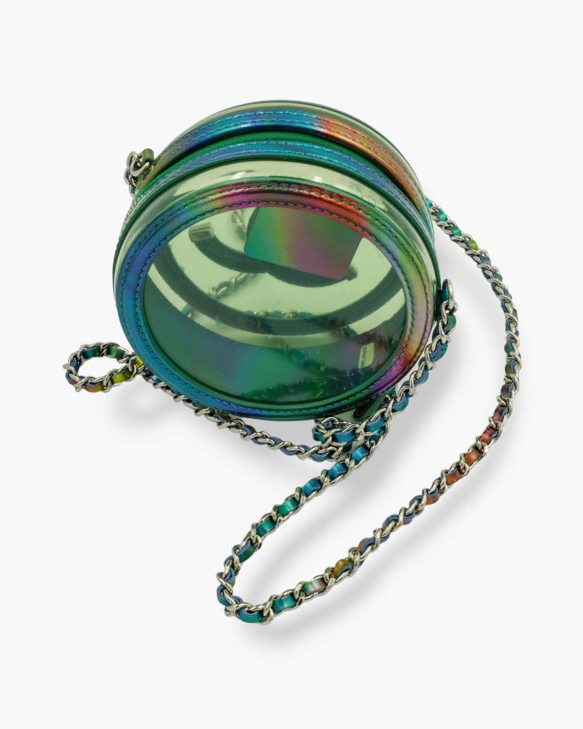 Chanel Rainbow Green Filigree Chanel
