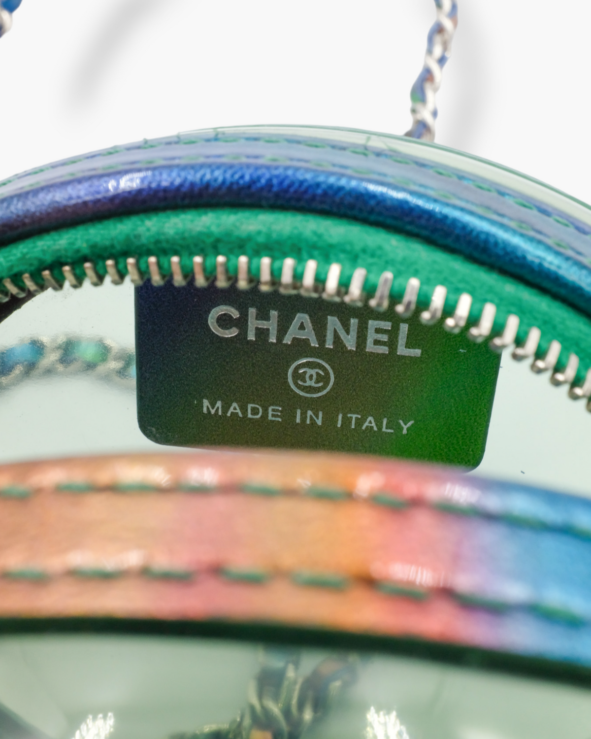 Chanel Rainbow Green Filigree Chanel