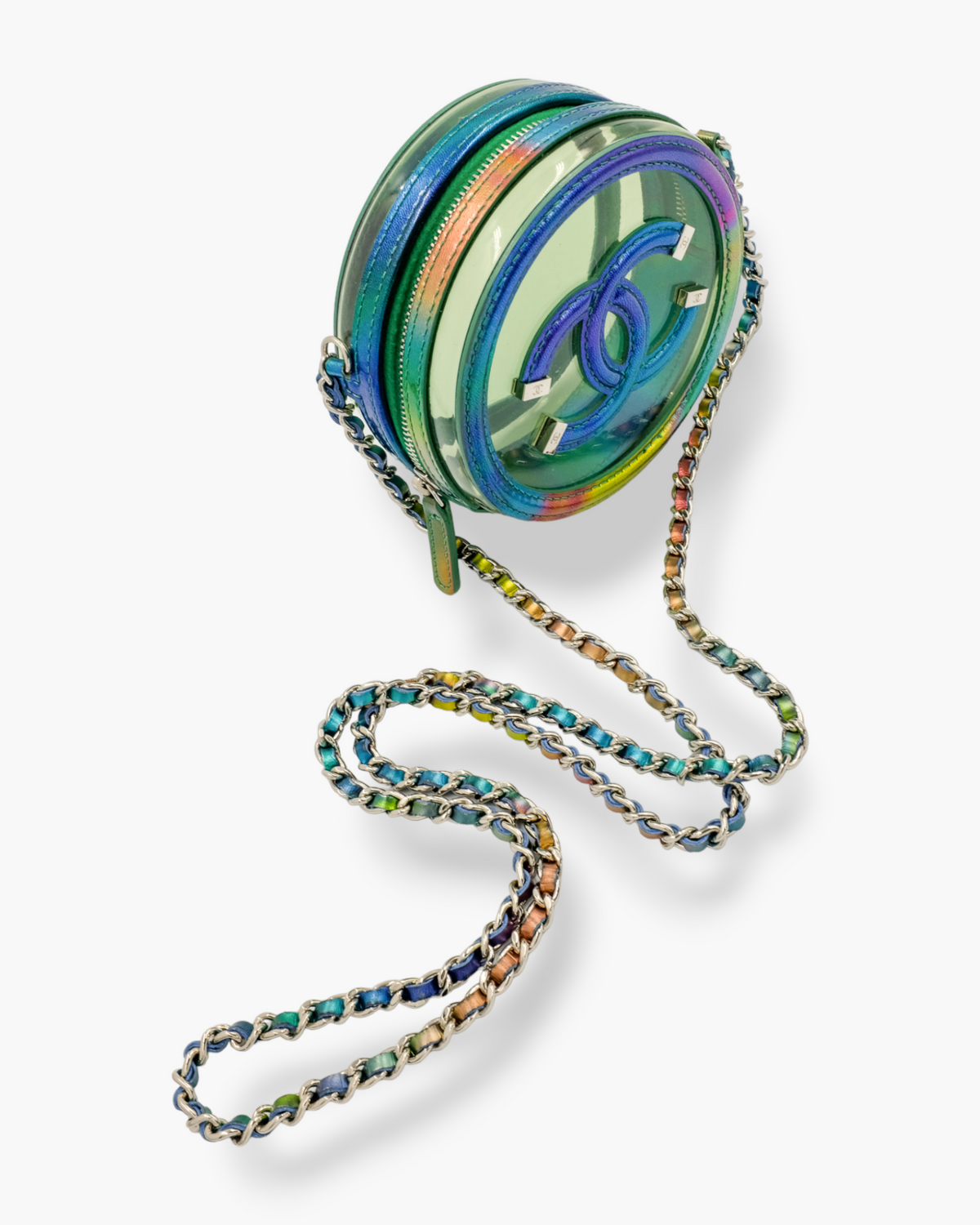 Chanel Rainbow Green Filigree Chanel