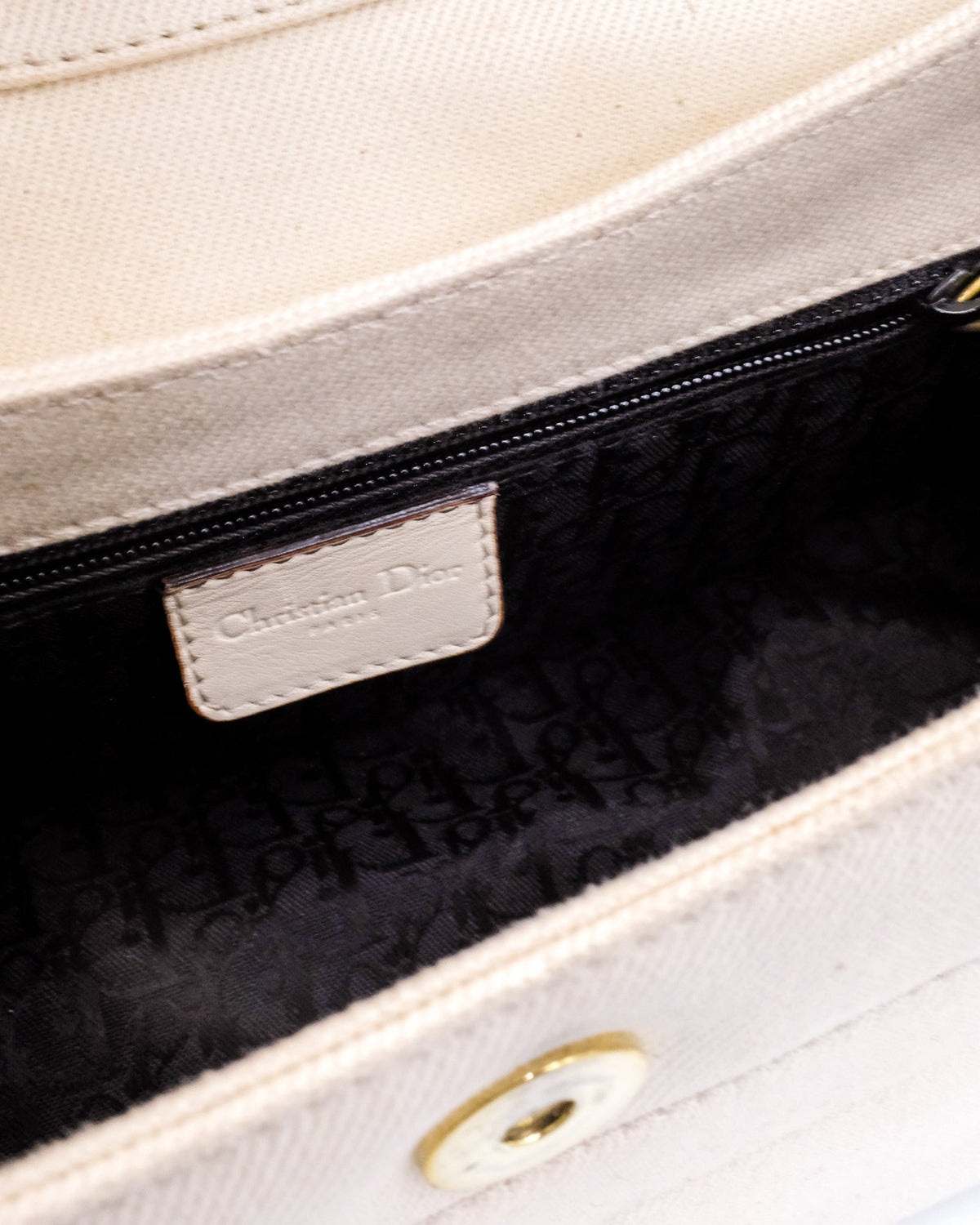Dior Columbus Python Leather & Canvas Dior