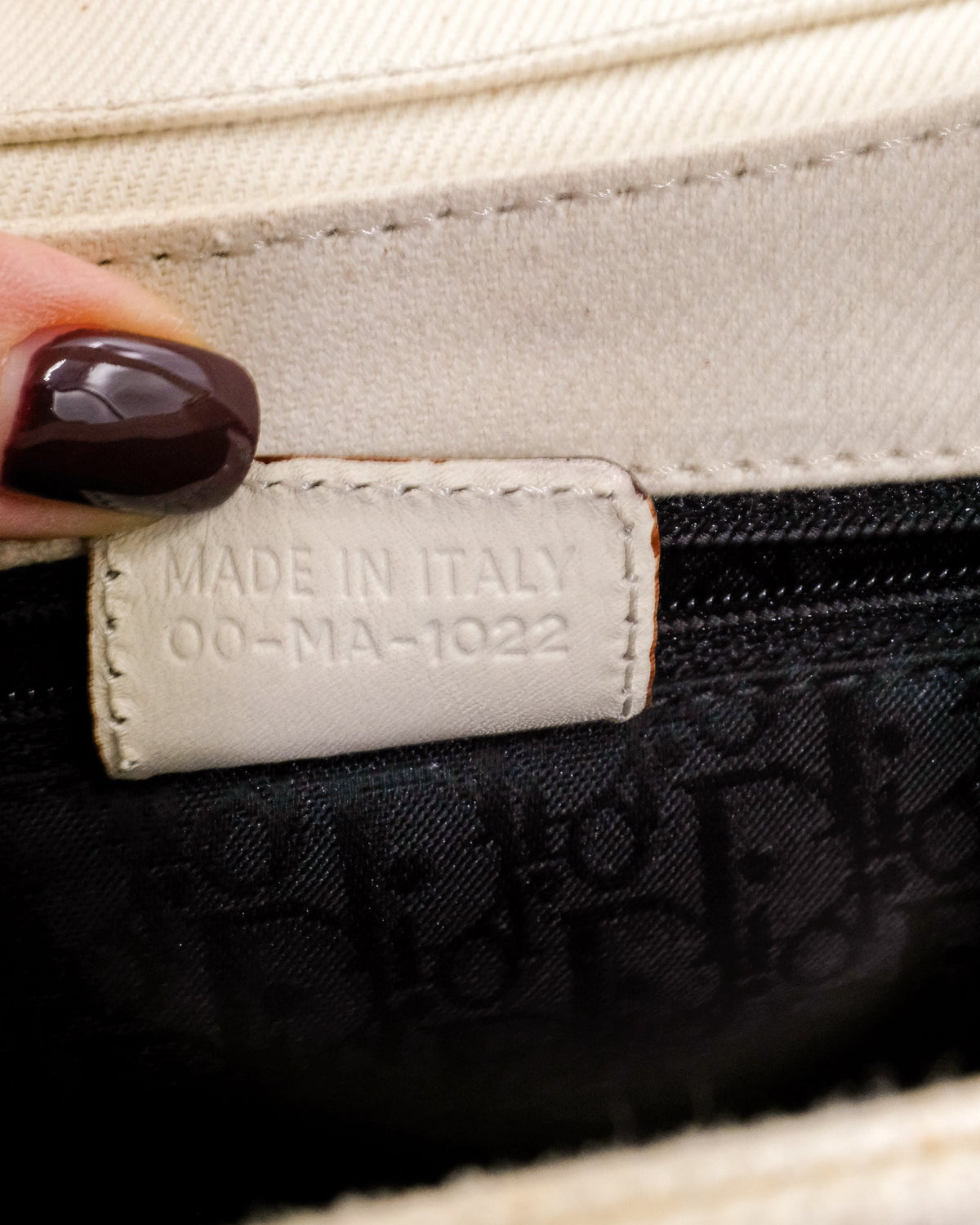 Dior Columbus Python Leather & Canvas Dior