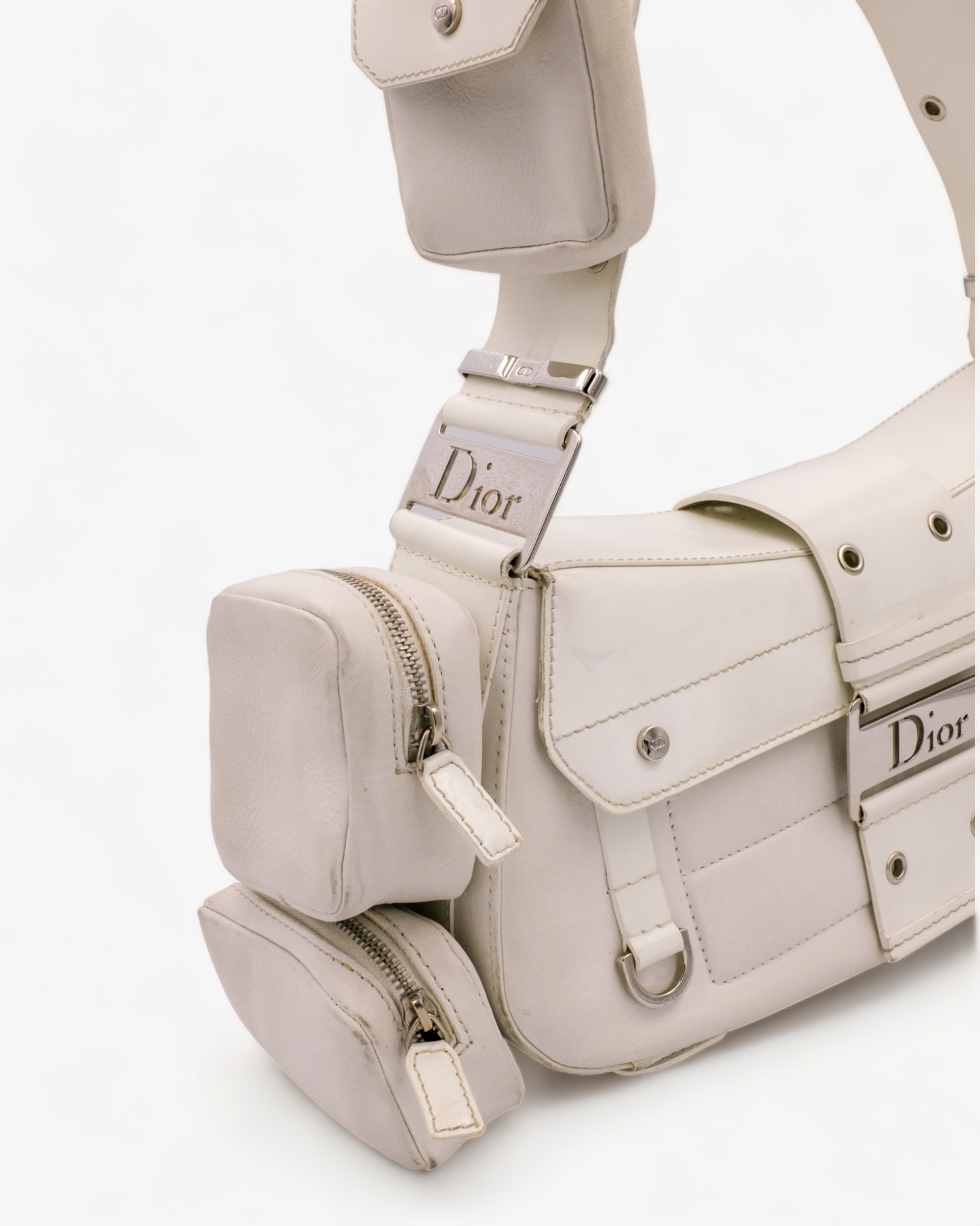 Dior Columbus White Leather