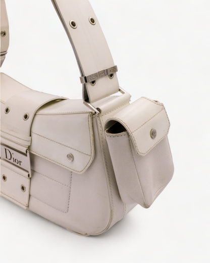 Dior Columbus White Leather