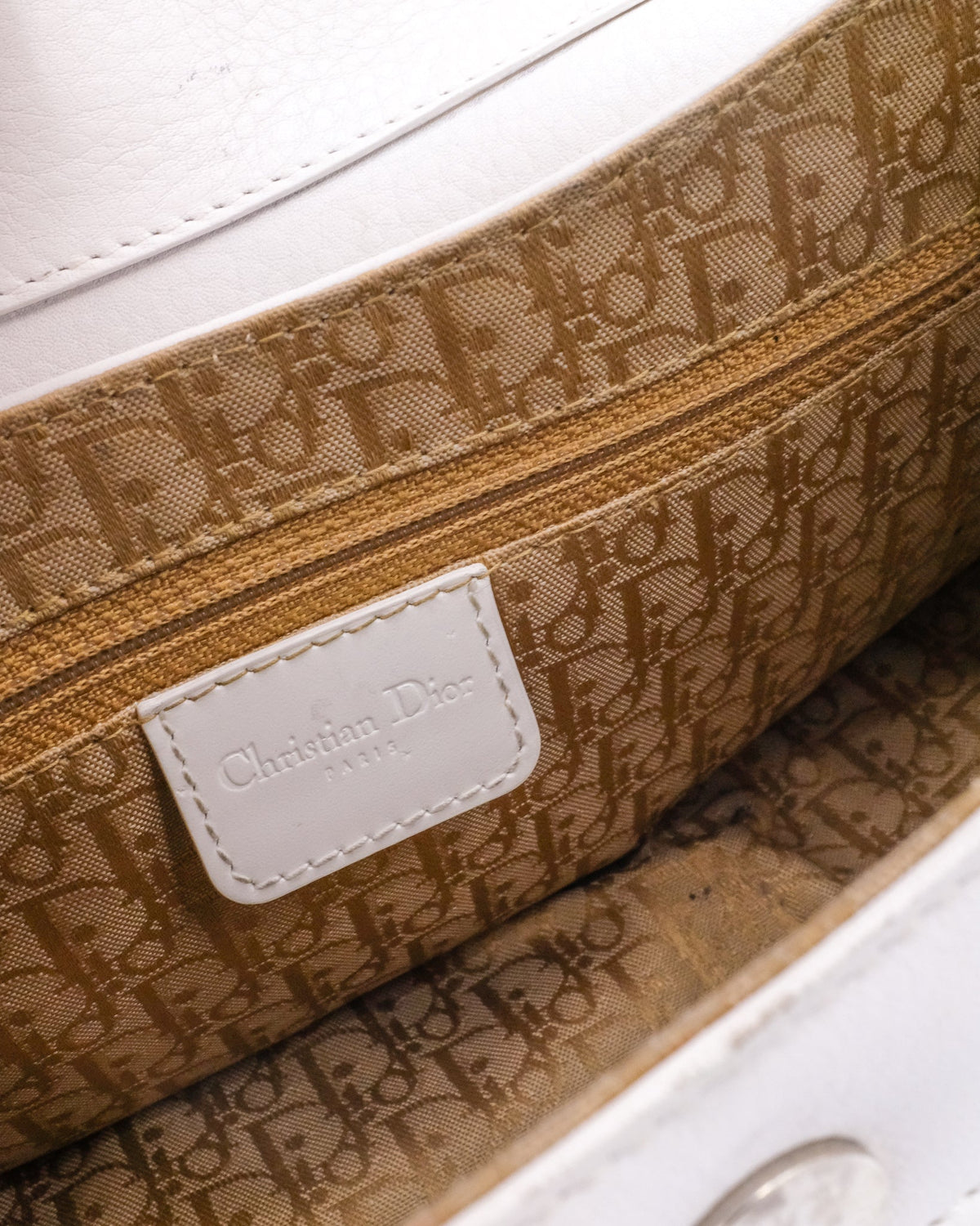 Dior Columbus White Leather Dior