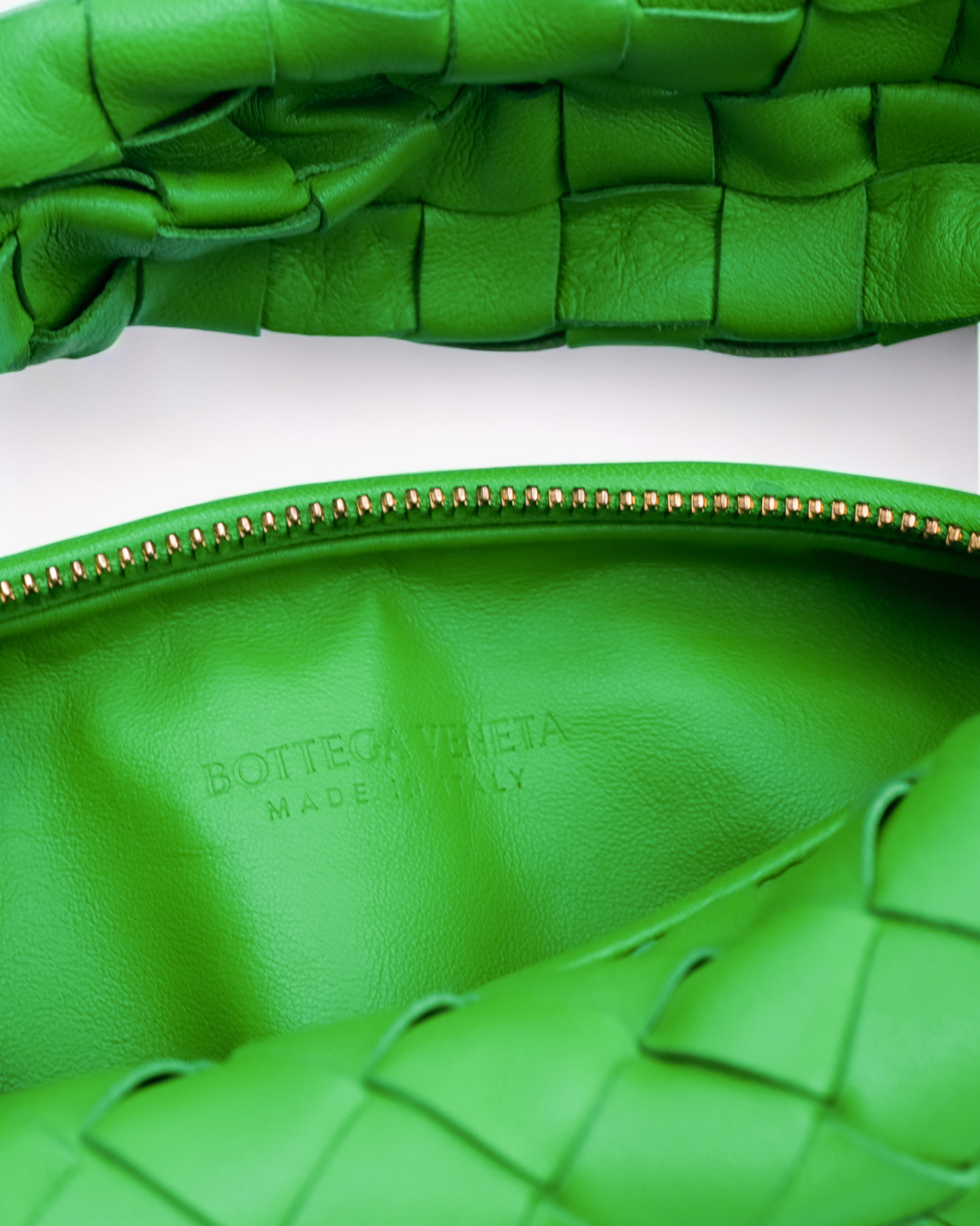 Bottega Veneta Mini Jodie Intrecciato Parakeet