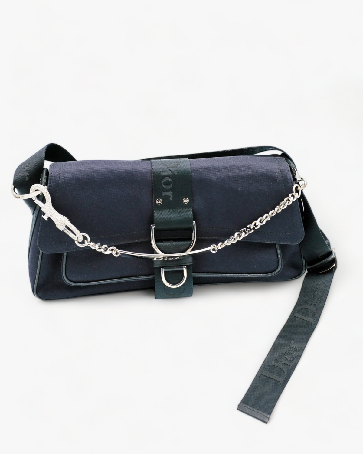 Dior Hardcore Bag czarna satyna Dior