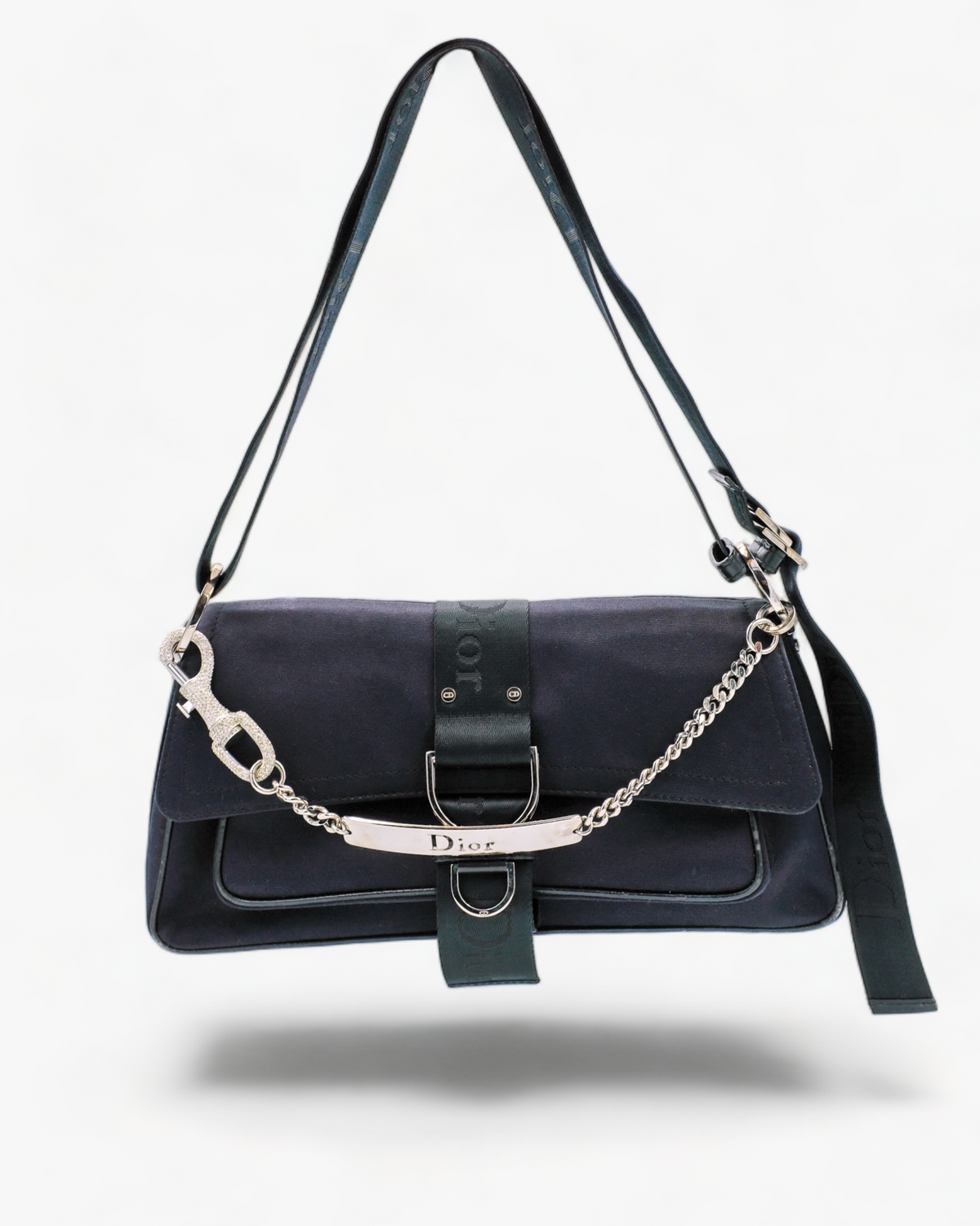 Dior Hardcore Bag czarna satyna Dior