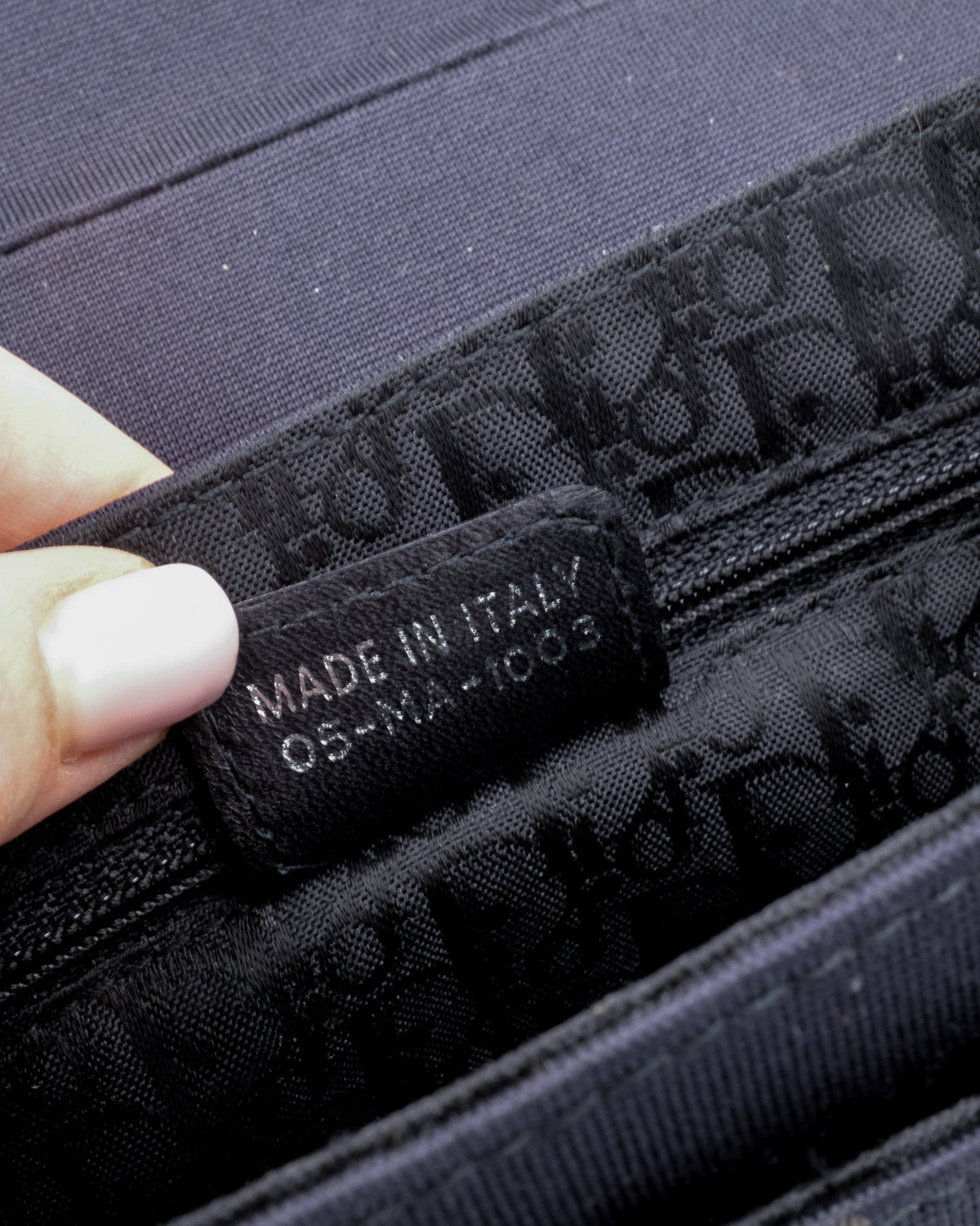 Dior Hardcore Bag czarna satyna Dior