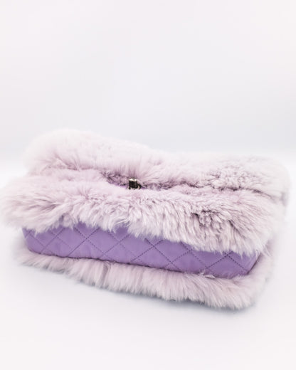 Chanel Fur Flap Bag