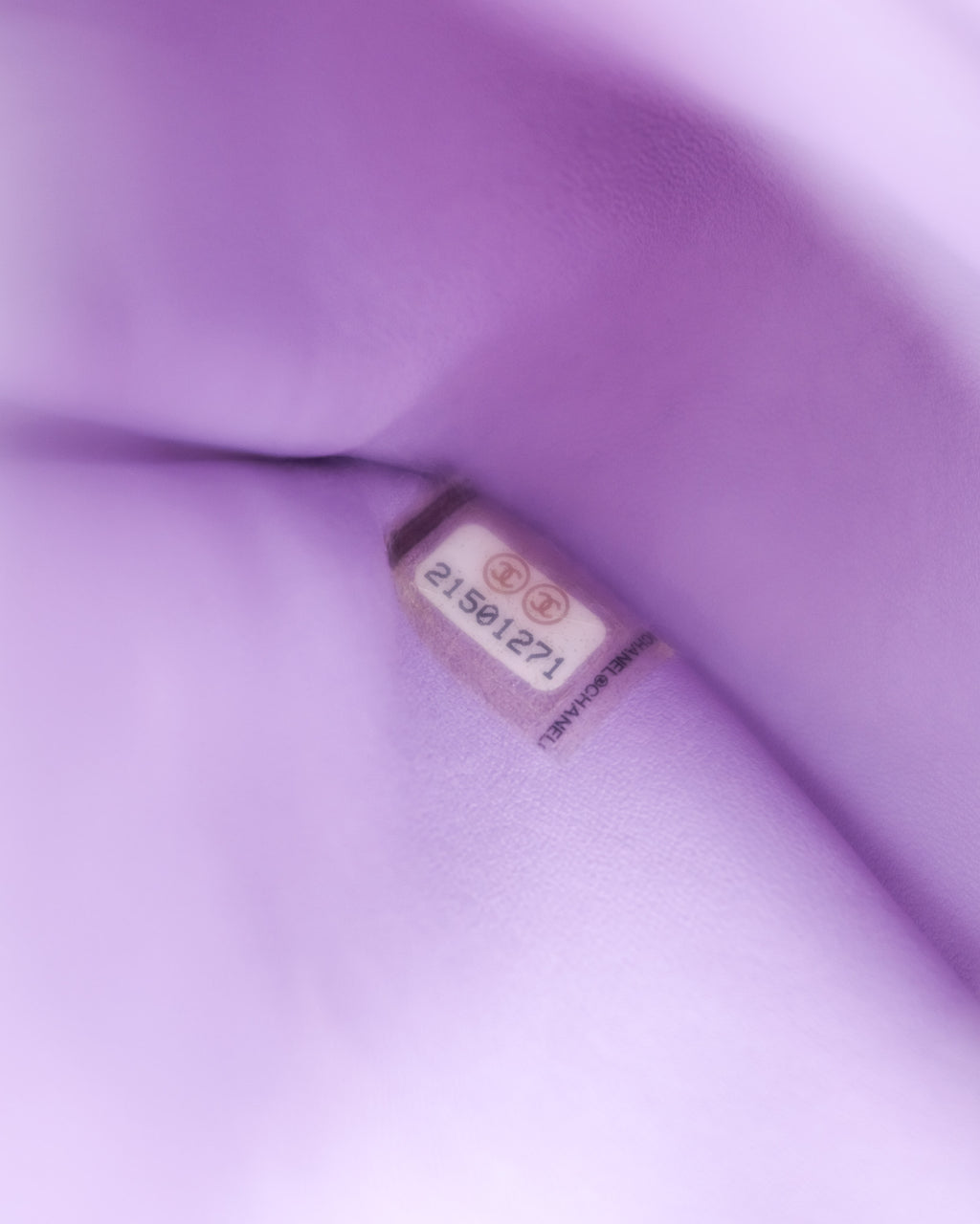 Sac à rabat en fourrure de lapin Chanel