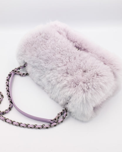 Chanel Fur Flap Bag