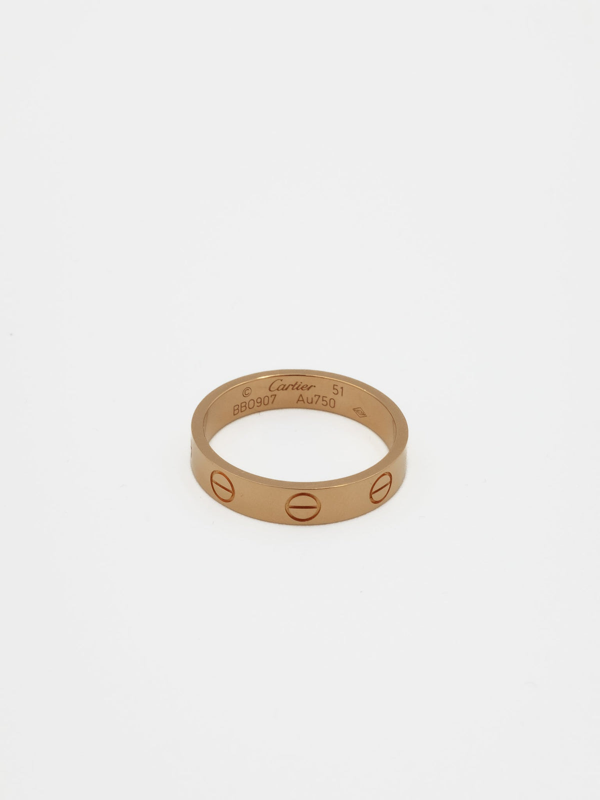 Pierścionek Cartier Love różowe złoto 18K (51) Cartier