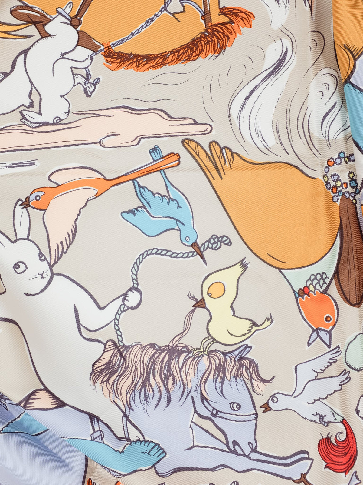Hermès Carré 90 Mille et un Lapins Hermès