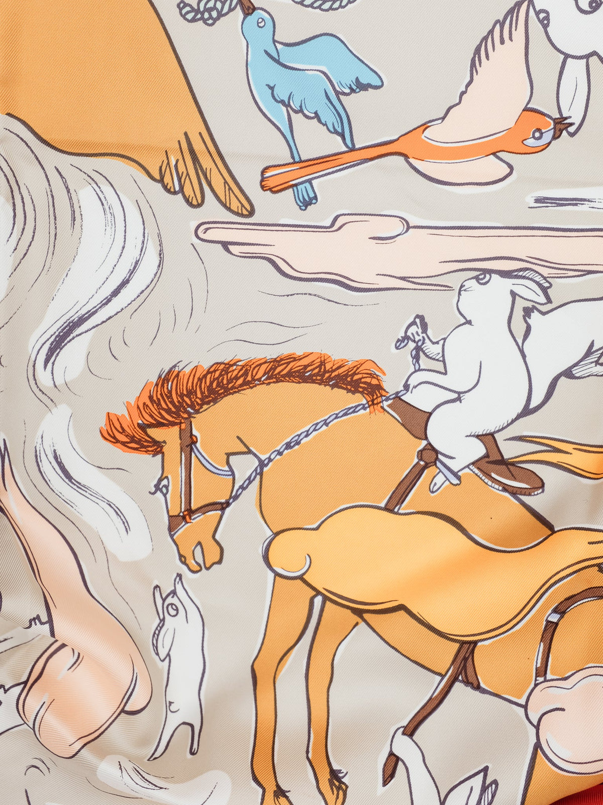 Hermès Carré 90 Mille et un Lapins Hermès