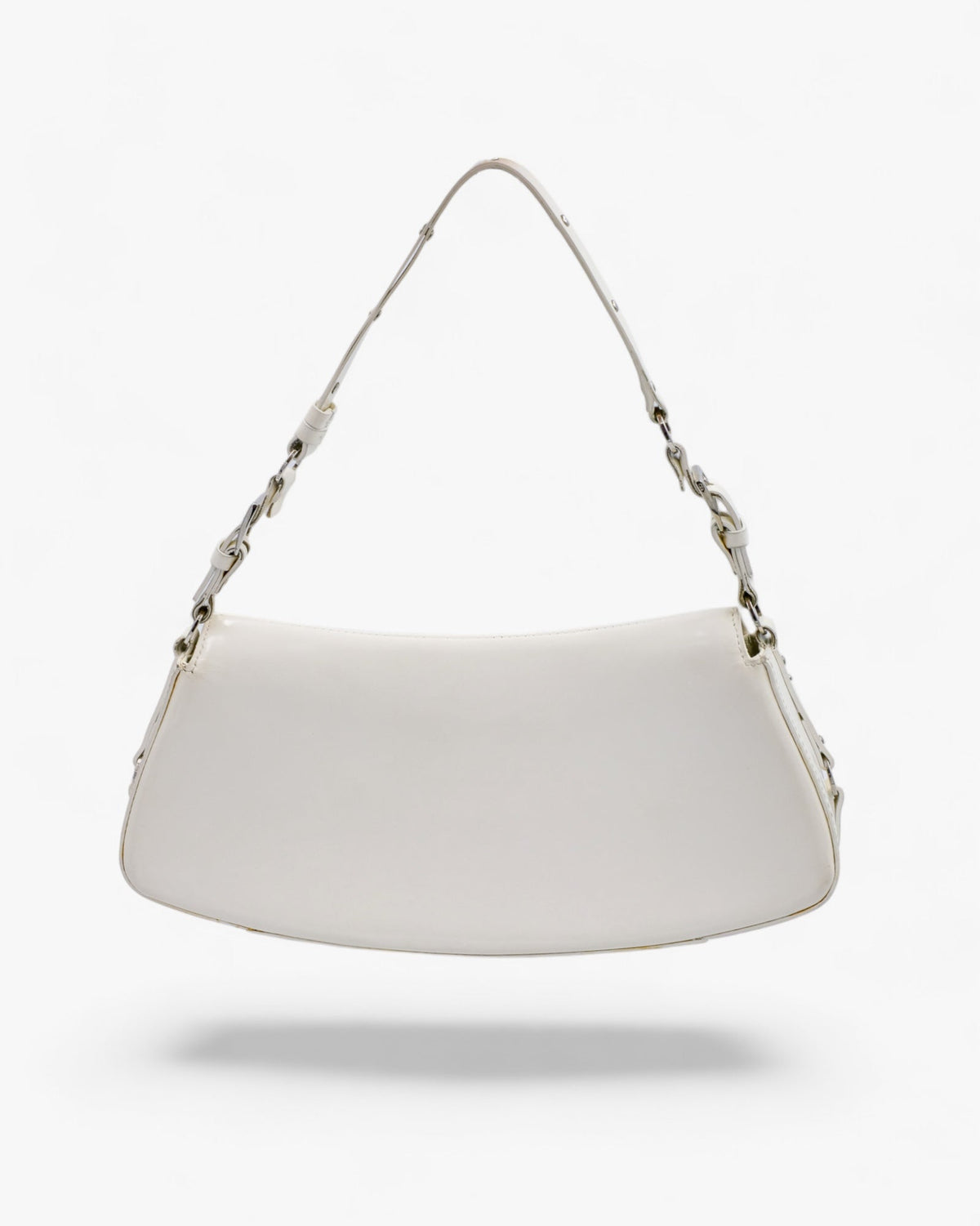 Dior Bondage Bag biała lakierowana skóra Dior