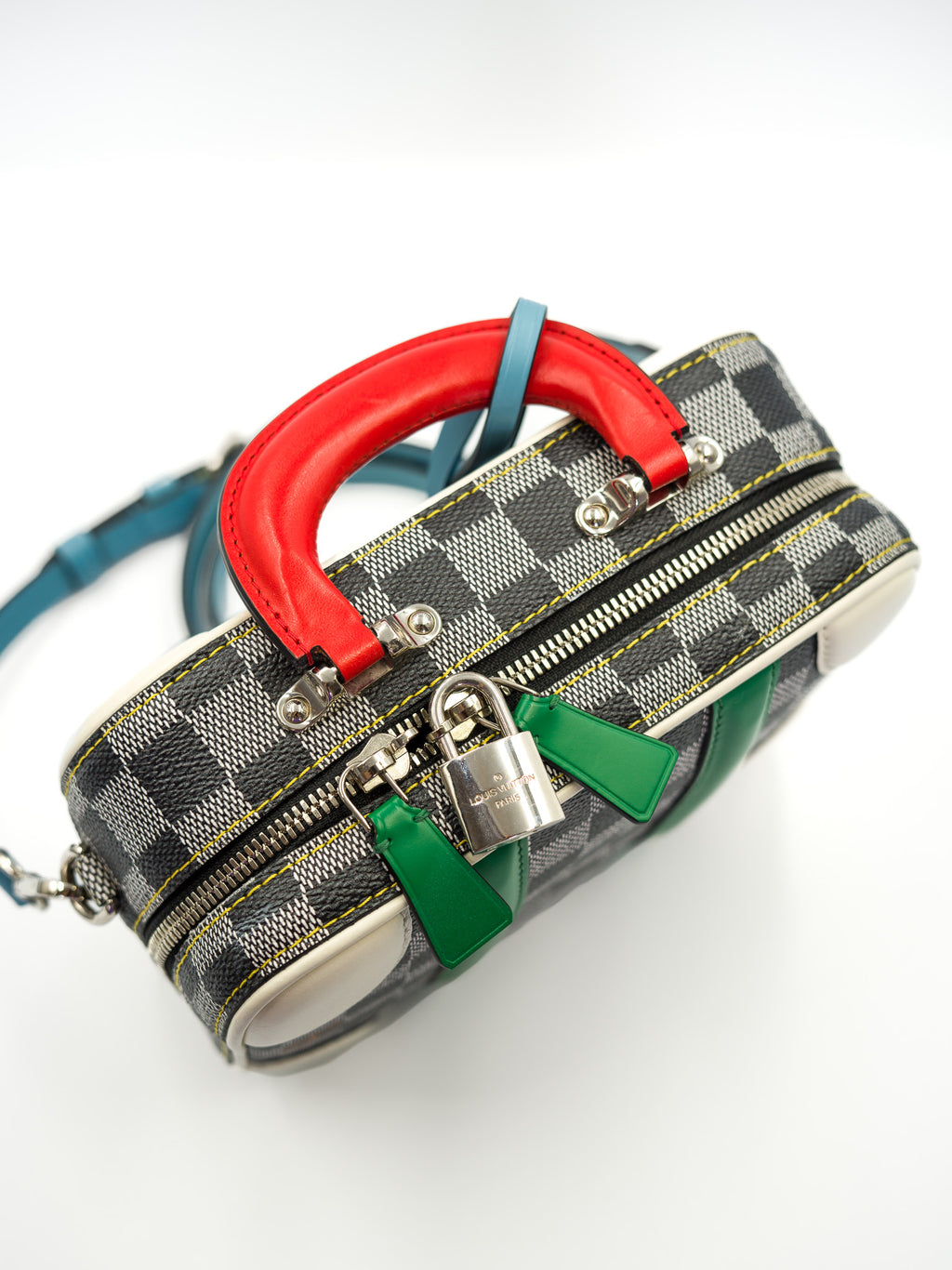 Louis Vuitton Damier Colors Valisette BB Black White top