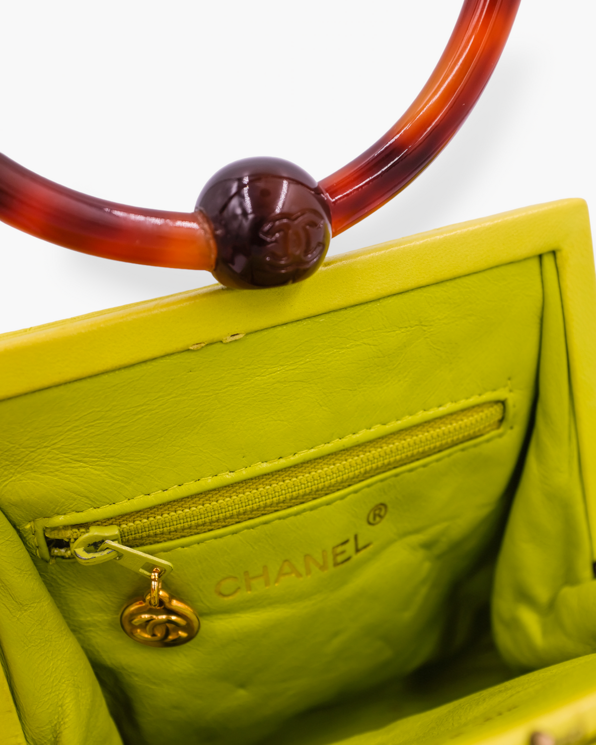 Torebka Chanel Matelasse vintage Avocado Lime