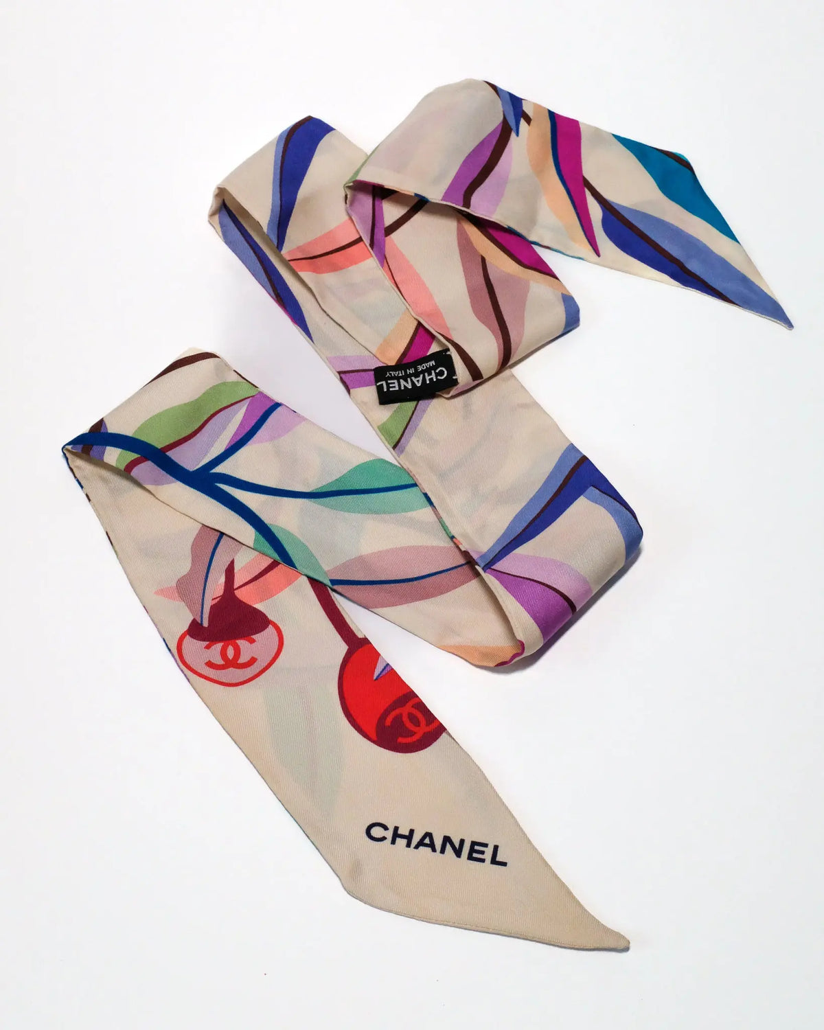 Jedwabna chusta Chanel Chanel