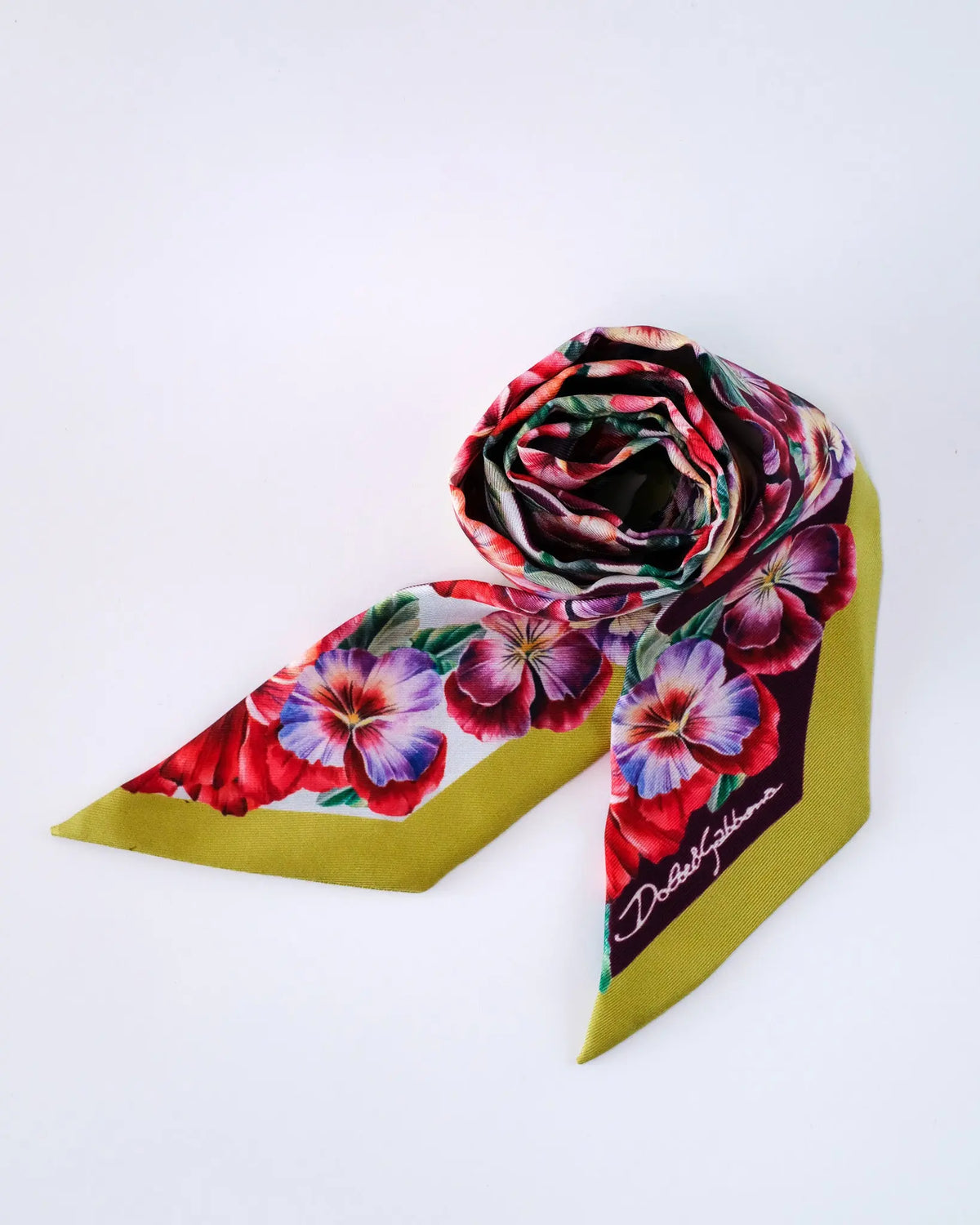 Jedwabna chusta Dolce & Gabbana Dolce & Gabbana