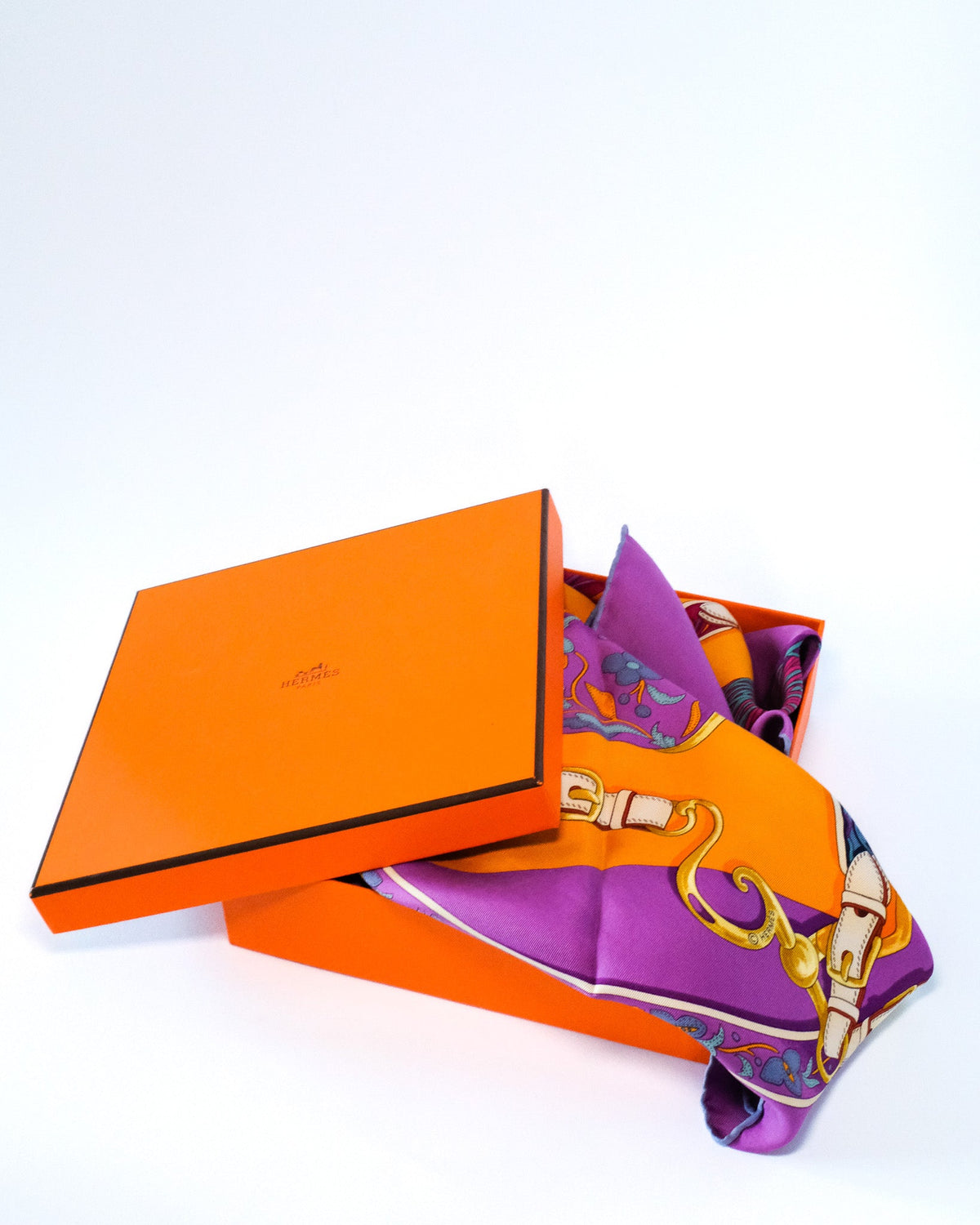 Jedwabna chusta Hermès Hermès
