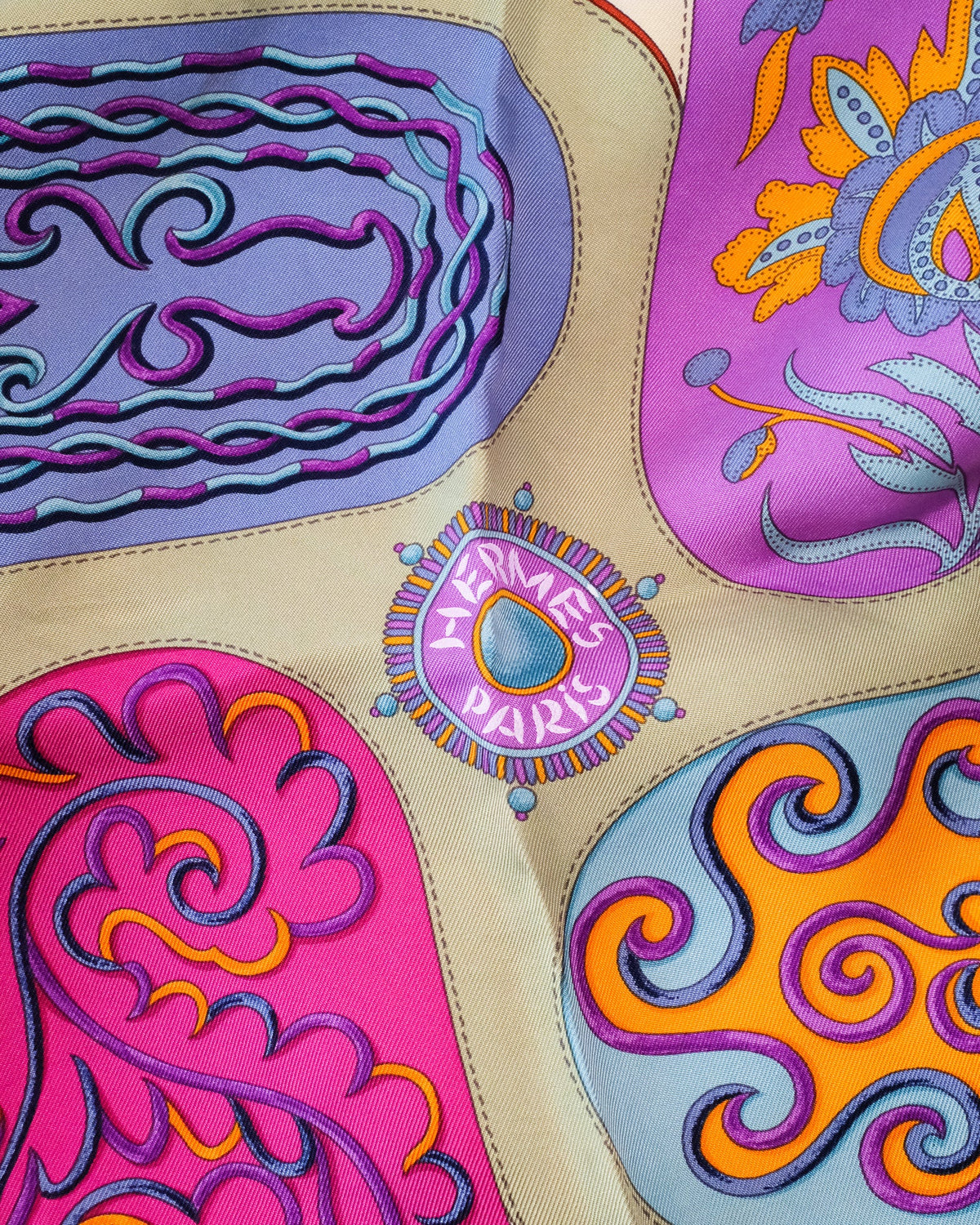 Jedwabna chusta Hermès Hermès
