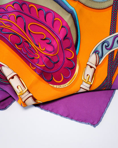 Hermès silk scarf