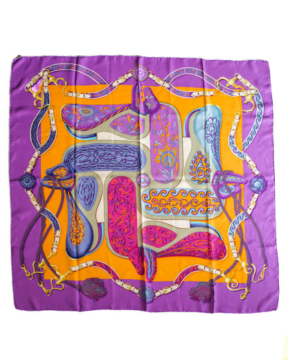 Hermès silk scarf